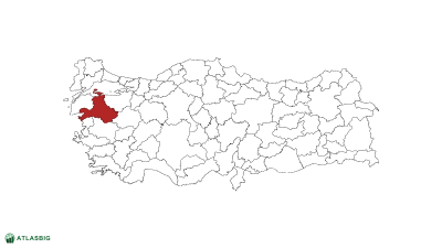 Türkiye haritasında Balıkesir Thumbnail