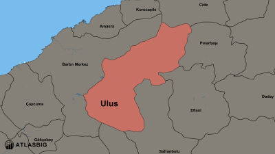 Ulus ve Komşu İlçeler Haritası Thumbnail