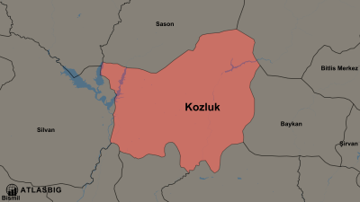 Kozluk ve Komşu İlçeler Haritası Thumbnail