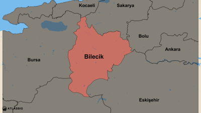 Bilecik ve Komşu İller Haritası Thumbnail