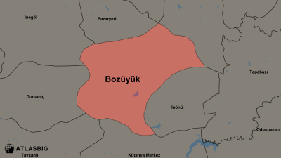 Bozüyük ve Komşu İlçeler Haritası Thumbnail