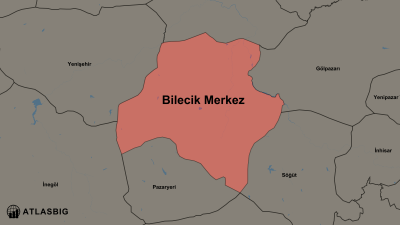 Bilecik Merkez ve Komşu İlçeler Haritası Thumbnail