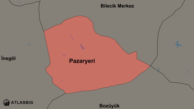Pazaryeri ve Komşu İlçeler Haritası Thumbnail