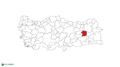 Türkiye haritasında Bingöl Thumbnail
