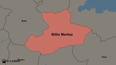 Bitlis Merkez ve Komşu İlçeler Haritası Thumbnail