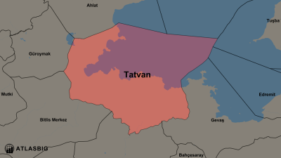 Tatvan ve Komşu İlçeler Haritası Thumbnail