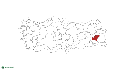 Türkiye haritasında Bitlis Thumbnail