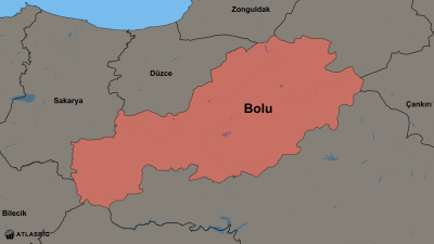 Bolu ve Komşu İller Haritası Thumbnail