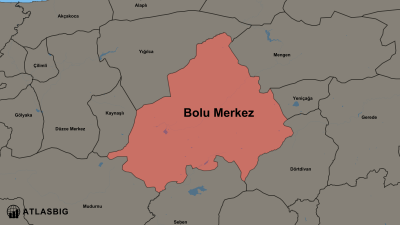 Bolu Merkez ve Komşu İlçeler Haritası Thumbnail