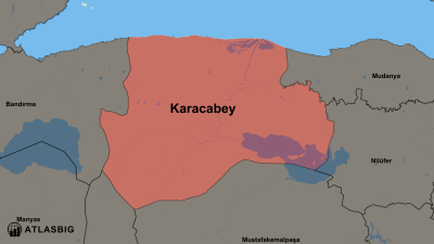 Karacabey ve Komşu İlçeler Haritası Thumbnail