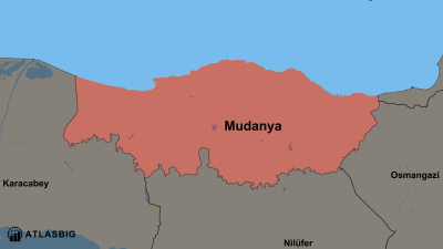 Mudanya ve Komşu İlçeler Haritası Thumbnail