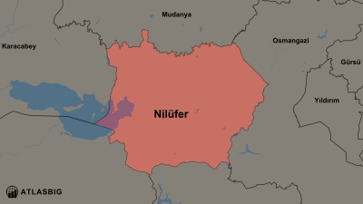 Nilüfer ve Komşu İlçeler Haritası Thumbnail