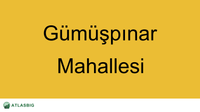 Gümüşpınar Mahallesi Haritası Thumbnail