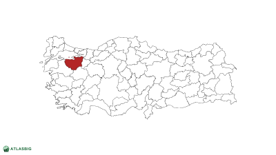 Türkiye haritasında Bursa Thumbnail