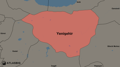 Yenişehir ve Komşu İlçeler Haritası Thumbnail