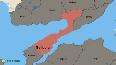 Gelibolu ve Komşu İlçeler Haritası Thumbnail