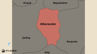 Atkaracalar ve Komşu İlçeler Haritası Thumbnail