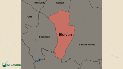 Eldivan ve Komşu İlçeler Haritası Thumbnail