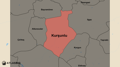 Kurşunlu ve Komşu İlçeler Haritası Thumbnail