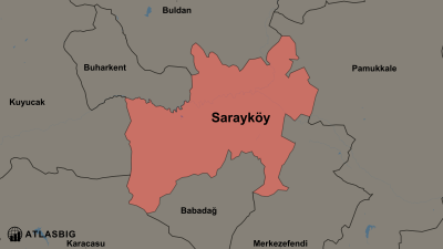 Sarayköy ve Komşu İlçeler Haritası Thumbnail