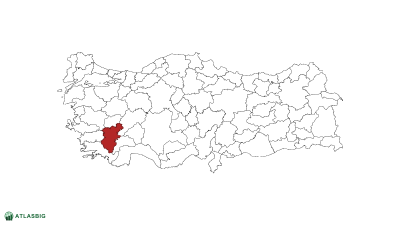 Türkiye haritasında Denizli Thumbnail