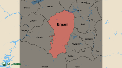 Ergani ve Komşu İlçeler Haritası Thumbnail