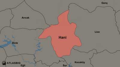 Hani ve Komşu İlçeler Haritası Thumbnail