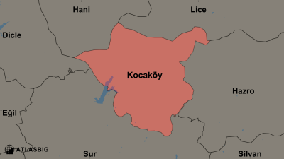 Kocaköy ve Komşu İlçeler Haritası Thumbnail
