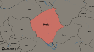 Kulp ve Komşu İlçeler Haritası Thumbnail