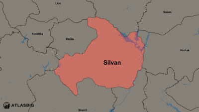 Silvan ve Komşu İlçeler Haritası Thumbnail