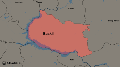 Baskil ve Komşu İlçeler Haritası Thumbnail