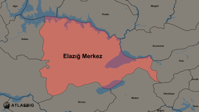 Elazığ Merkez ve Komşu İlçeler Haritası Thumbnail