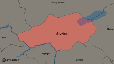 Sivrice ve Komşu İlçeler Haritası Thumbnail