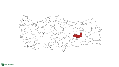 Türkiye haritasında Elâzığ Thumbnail
