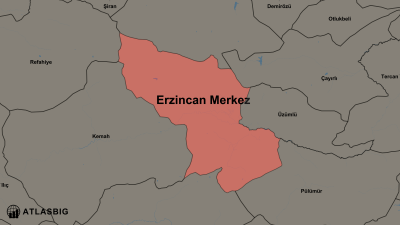 Erzincan Merkez ve Komşu İlçeler Haritası Thumbnail