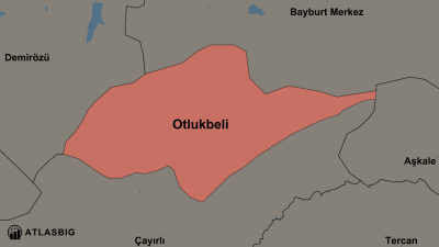 Otlukbeli ve Komşu İlçeler Haritası Thumbnail