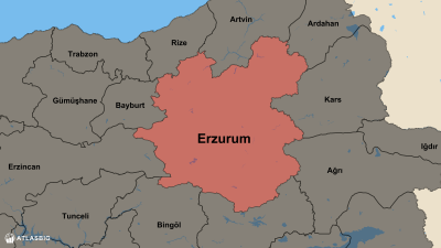 Erzurum ve Komşu İller Haritası Thumbnail
