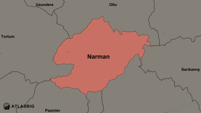 Narman ve Komşu İlçeler Haritası Thumbnail