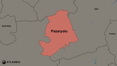 Pazaryolu ve Komşu İlçeler Haritası Thumbnail