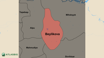 Beylikova ve Komşu İlçeler Haritası Thumbnail