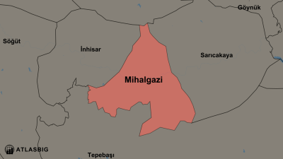 Mihalgazi ve Komşu İlçeler Haritası Thumbnail
