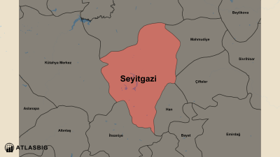 Seyitgazi ve Komşu İlçeler Haritası Thumbnail