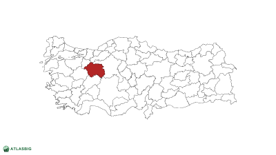 Türkiye haritasında Eskişehir Thumbnail