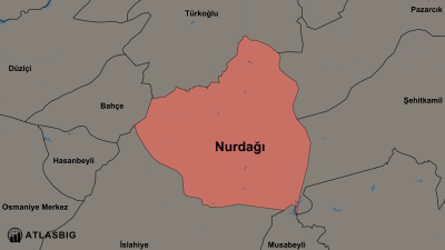 Nurdağı ve Komşu İlçeler Haritası Thumbnail