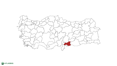 Türkiye haritasında Gaziantep Thumbnail