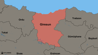 Giresun ve Komşu İller Haritası Thumbnail