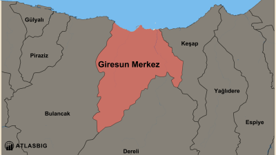 Giresun Merkez ve Komşu İlçeler Haritası Thumbnail