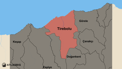 Tirebolu ve Komşu İlçeler Haritası Thumbnail