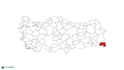 Türkiye haritasında Hakkari Thumbnail