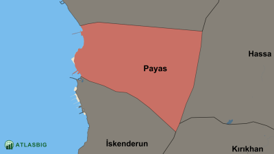 Payas ve Komşu İlçeler Haritası Thumbnail